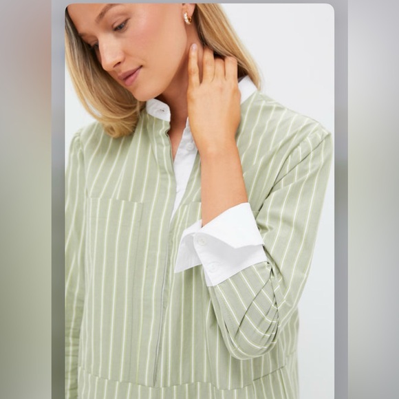 Ada POMANDER PLACE
Green Stripe Rohan Shirt Dress - Picture 3 of 5